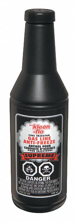 SUPREME FUEL INJECTOR, GAS LINE ANTI-FREEZE, FOR FUEL INJECTED VEHICLE, 150 ML