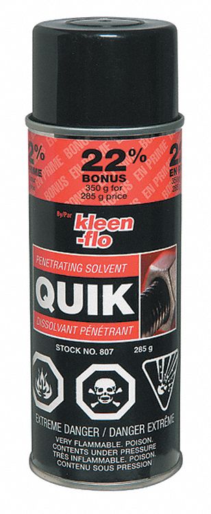 QUIK PENETRATING SOLVENT, AEROSOL, 285 G, CAN