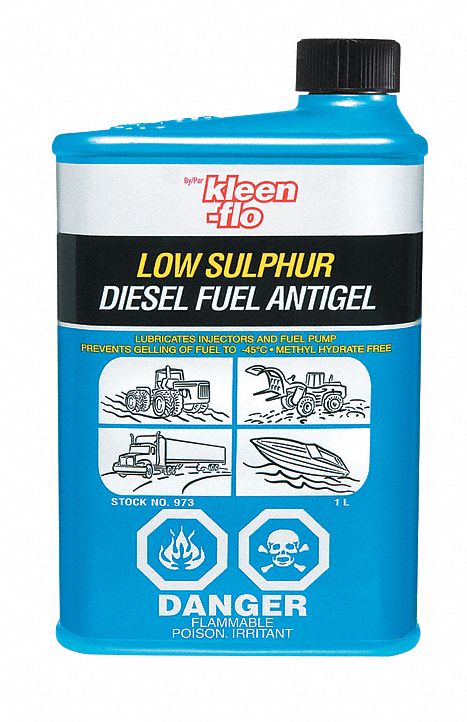 ANTIGEL CARBURANT DIESEL FAIBLE EN SOUFRE, A/ CONDITIONNEUR, EMPECHE LA GELIFICATION A -45C, 1 L