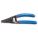 CURVED WIRE STRIPPER, 30 TO 20 AWG, 7⅛ IN OVERALL L, STANDARD CUSHION GRIP, STEEL, 6 TO 8 IN