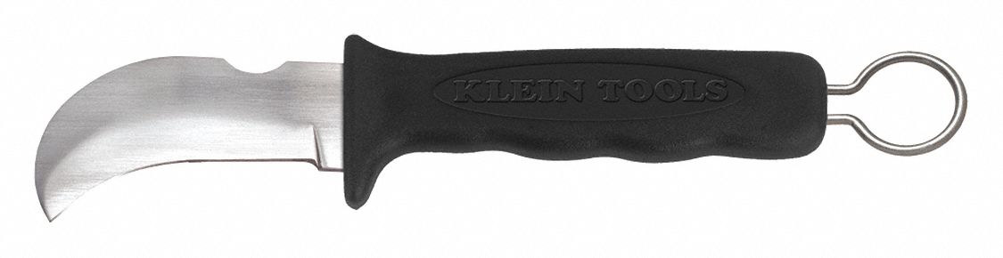 SKINNING KNIFE, 8 IN OVERALL L, 3 IN BLADE L, HOOKED BLADE, STEEL, 6 TO 8 IN, 1570-3
