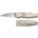 POCKET KNIFE, 2 1/2 IN BLADE L, 3 1/2 IN CLOSED L, 6 1/4 IN OVERALL L, ALUMINUM