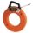 MARKED FISH TAPE, 200 FT L, MANUAL WIND TAPE RETRACTION, 500 LB TENSILE STRENGTH, 56014