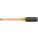 INSULATED SLOTTED SCREWDRIVER, 1/4 IN TIP SIZE, 8 1/4 IN OVERALL L, 4 IN SHANK L