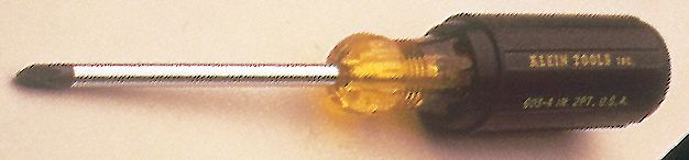 GENERAL PURPOSE PHILLIPS SCREWDRIVER, #1 TIP SIZE, 6 3/4 IN OVERALL L, 3 IN SHANK L