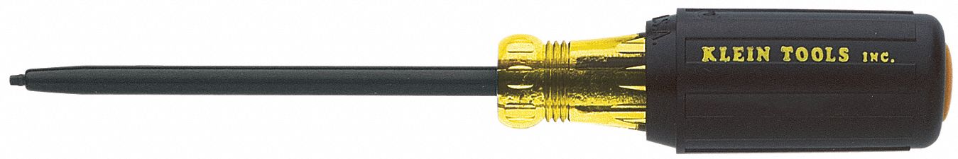 GENERAL PURPOSE SQUARE SCREWDRIVER, #3 TIP SIZE, 12 1/4 IN OVERALL L, 8 IN SHANK L