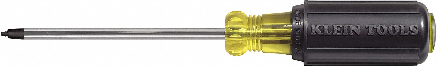 GENERAL PURPOSE SQUARE SCREWDRIVER, #2 TIP SIZE, 12 1/4 IN OVERALL L, 8 IN SHANK L