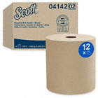 PAPER TOWEL ROLL, 1-PLY, NATURAL, 8 IN ROLL WIDTH, 800 FT LENGTH, CONTINUOUS, 12 PK