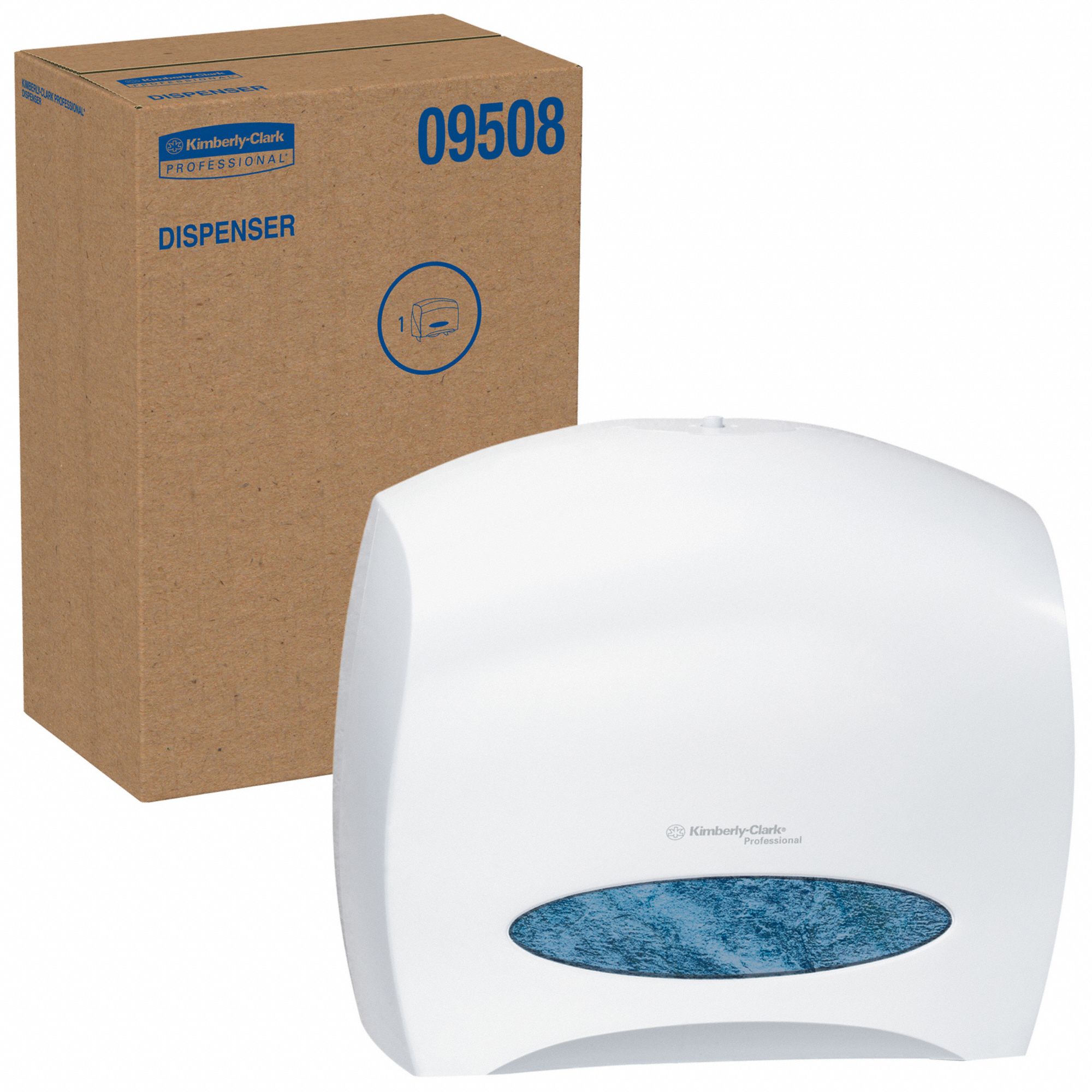 JRT JR ESCORT BATHROOM TISSUE DISPENSER W STUB ROLL WHITE, 16 X 13.88 X 5.75 IN, PLASTIC