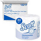 TOILET PAPER ROLL, STANDARD CORE, 2 PLY, 473 SHEETS, 168 FT LENGTH, 80 PK