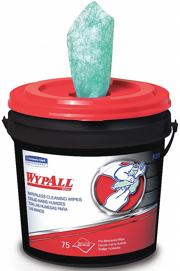 WIPES,WATERLESS,BUCKET,75SH,PA1