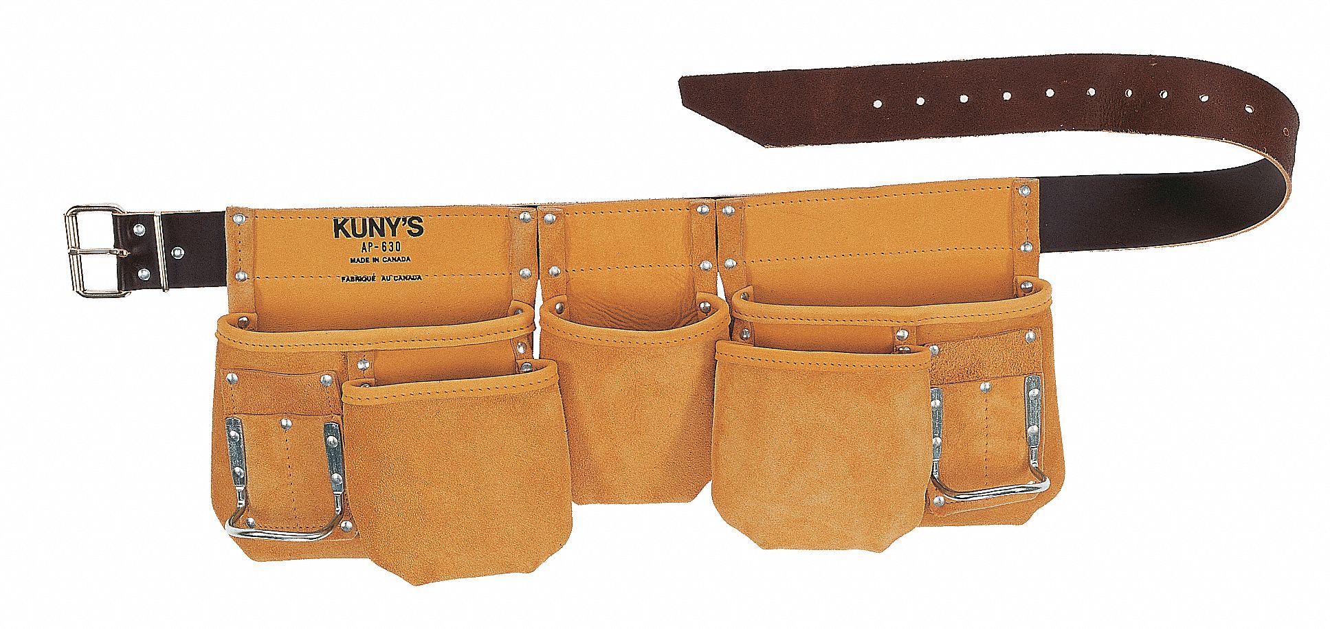 JOURNEYMAN CARPENTER'S APRON, REINFORCED, MULTI POCKET, LEATHER