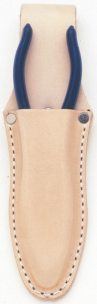 TOOL POUCH, PLIER, FITS PLIERS UP TO 10 IN, FITS BELTS 2 1/4 IN, TOP GRAIN MOULDED LEATHER