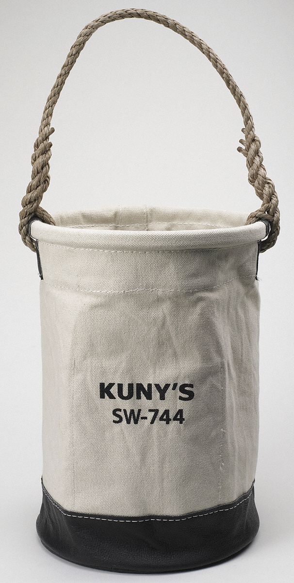 KUNY'S UTILITY BUCKET, HEAVY-DUTY, DOUBLE-STITCHED, 12 X 17 IN