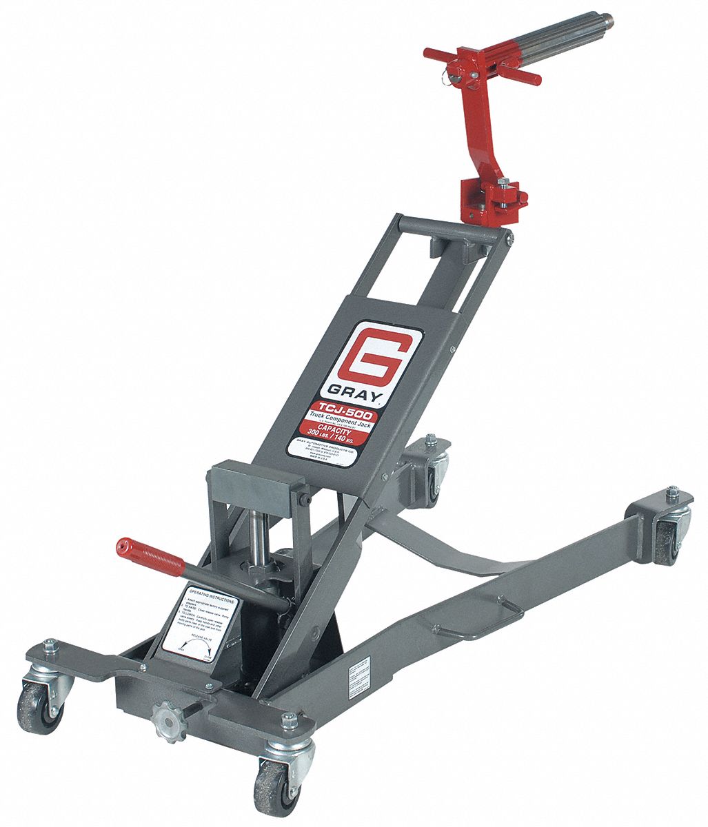 GRAY, Clutch Jack, Hydraulic, Transmission Jack - 11N140|TCJ-500 - Grainger