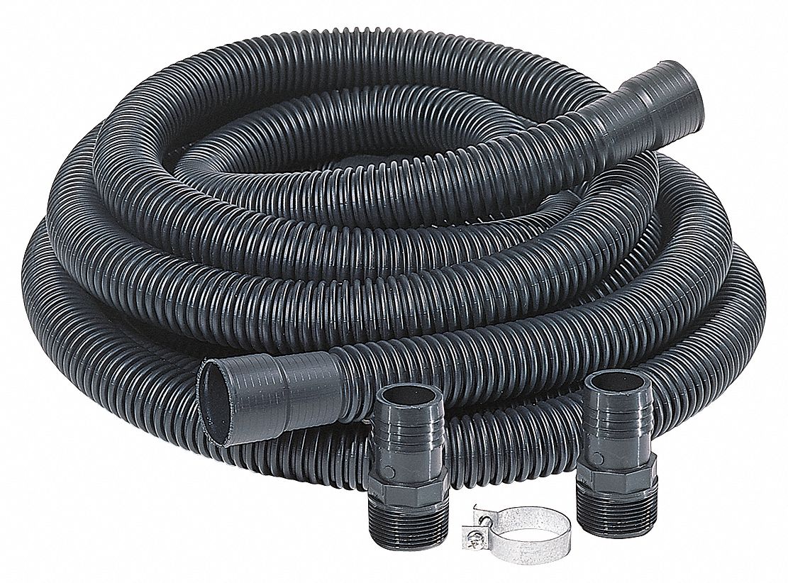 SUMP PUMP HOSE,POLYETHYLENE,DIA 1-1/4 IN