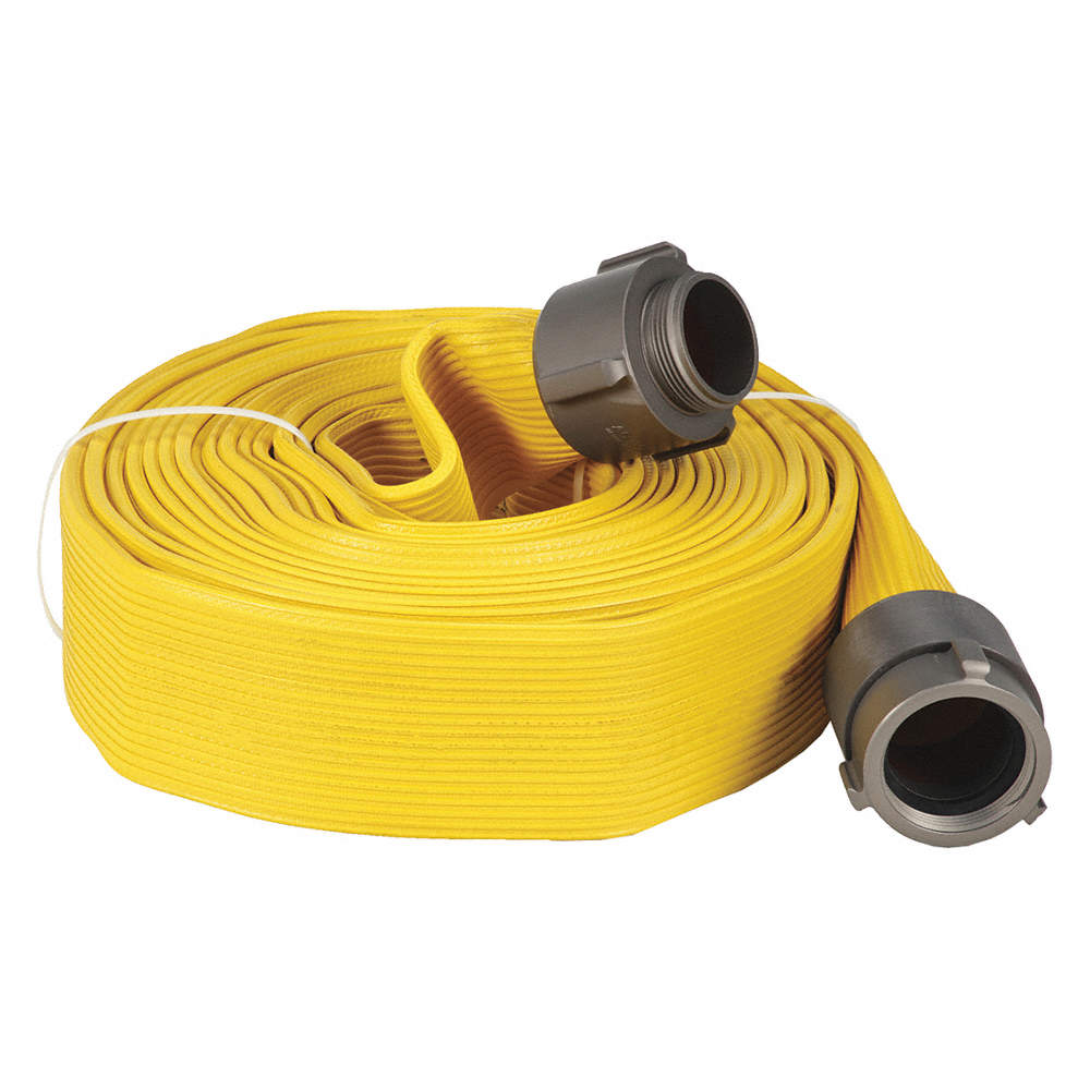 SUPPLY LINE FIRE HOSE,50 FT. L,YELLOW