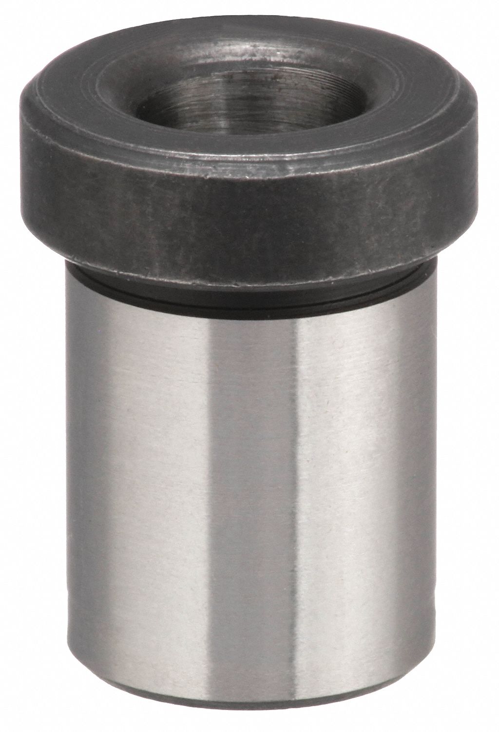 Headed Press-Fit Drill Bushing (H): Std Wall, #1 Inside Dia., 1/2 in Outside Dia., 3/4 in Overall Lg