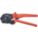 CRIMPER, INSULATED SINGLE FERRULES/NON-INSULATED SINGLE FERRULES, TRAPEZOID CRIMP, 24 AWG