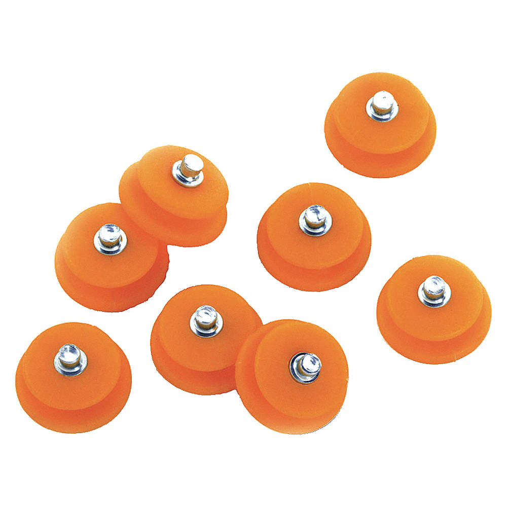 KORKERS REPLACEMENT SPIKES, FOR 0A8000 ICE CLEATS, PRESS-IN, ORANGE, STEEL,  PK 12 - Parts - KRKOA8000RC