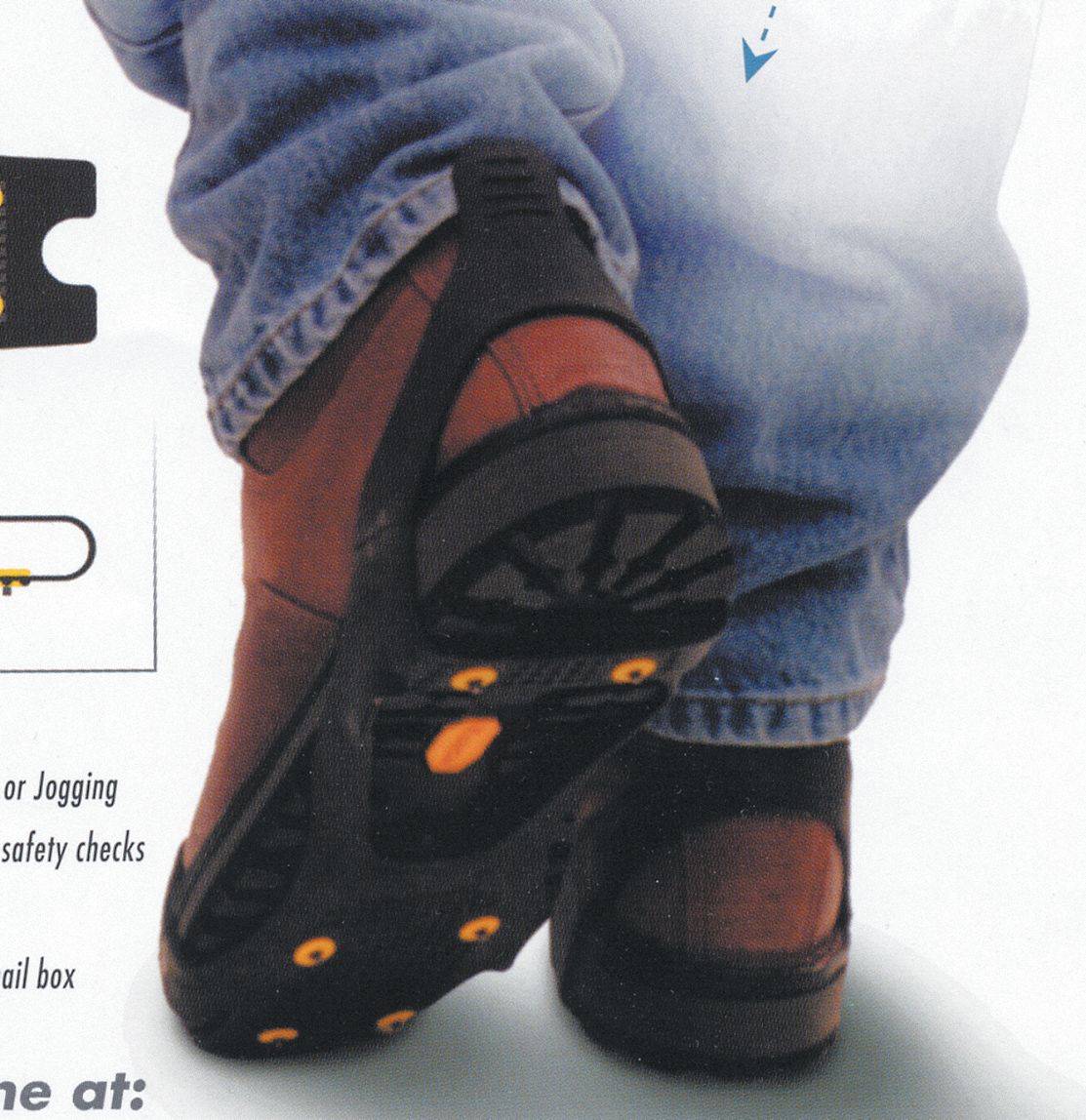 KORKERS ICE CLEATS, M, SZ 5 TO 8, PULLON, FOR USE ON SNOW AND ICE