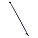 STRAIGHT PIKE POLE & HOOK, W/ 1 1/4 IN DIE SET, 12 FT, ANODIZED CARBON STEEL
