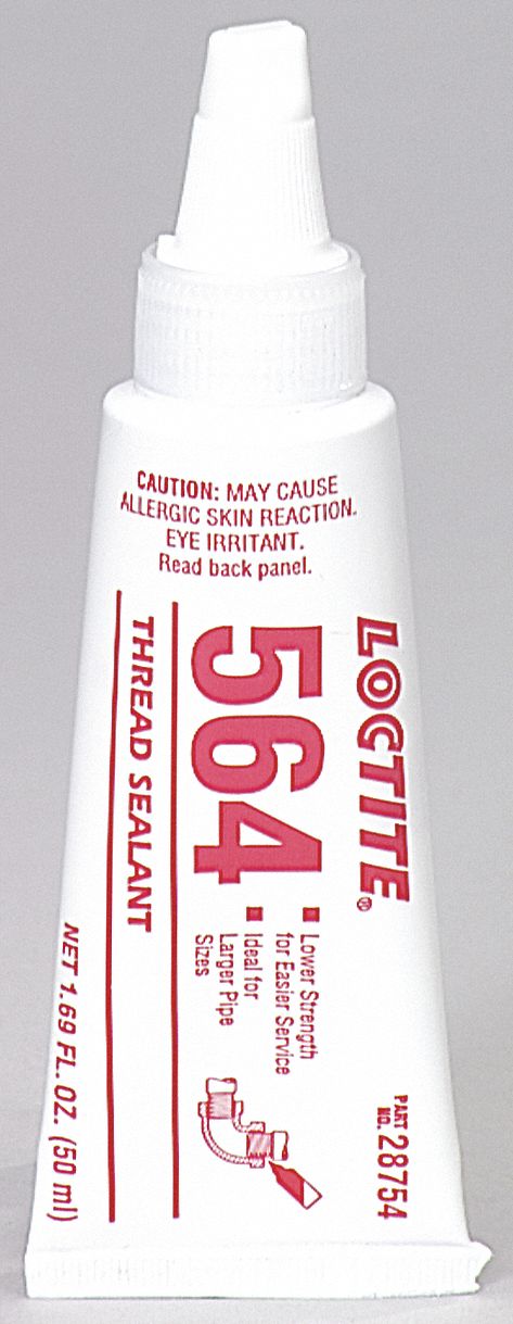 Loctite 565 Thread Sealant 56531, IDH:88551, 50 ml Tube, White