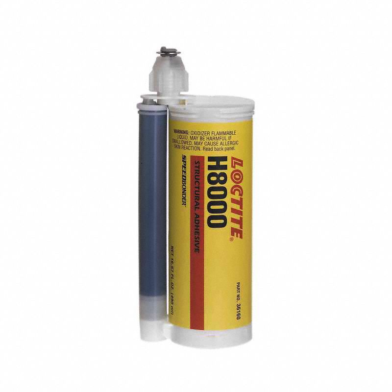 H8000 SPEED BONDER CONSTRUCTION ADHESIVE, GREEN, 30 MIN CURE, 490 ML