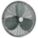 FAN HEAD, 3 SPEED, NON OSCILLATING, 120 V, 280 W, 60 HZ, 1/4 HP, 1/2 IN, 24 IN, ALUMINUM, STEEL