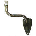 WALL BRACKET, ADJUSTABLE PIVOT, 3 MOUNTING HOLES, 1 1/2 IN PIPE, CAST ALUMINUM
