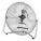 FLOOR FAN, 120V DC, 162 W, 23¾X23X10¼ IN D, 60 HZ, AL, PAINTED, 5,000 CFM, 3 SPEED, 62 DBA, 6 FOOT CORD