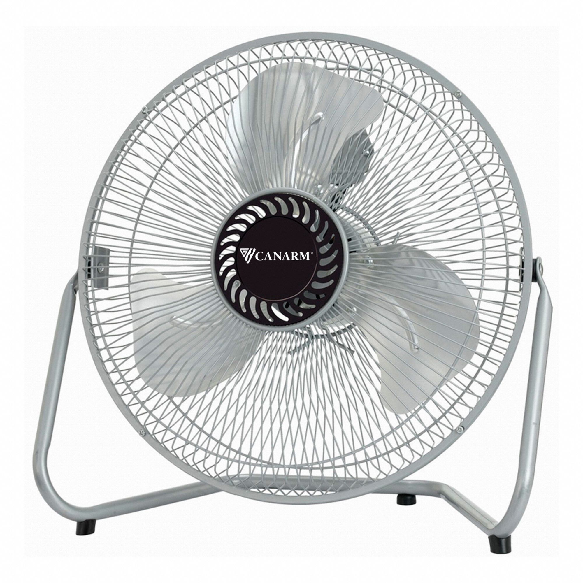 FLOOR FAN, 120V DC, 50 W, 15¾X15X7½ IN, 60 HZ, AL, PAINTED, 5,000 CFM, 3 SPEED, 48 DBA, 6 FOOT CORD