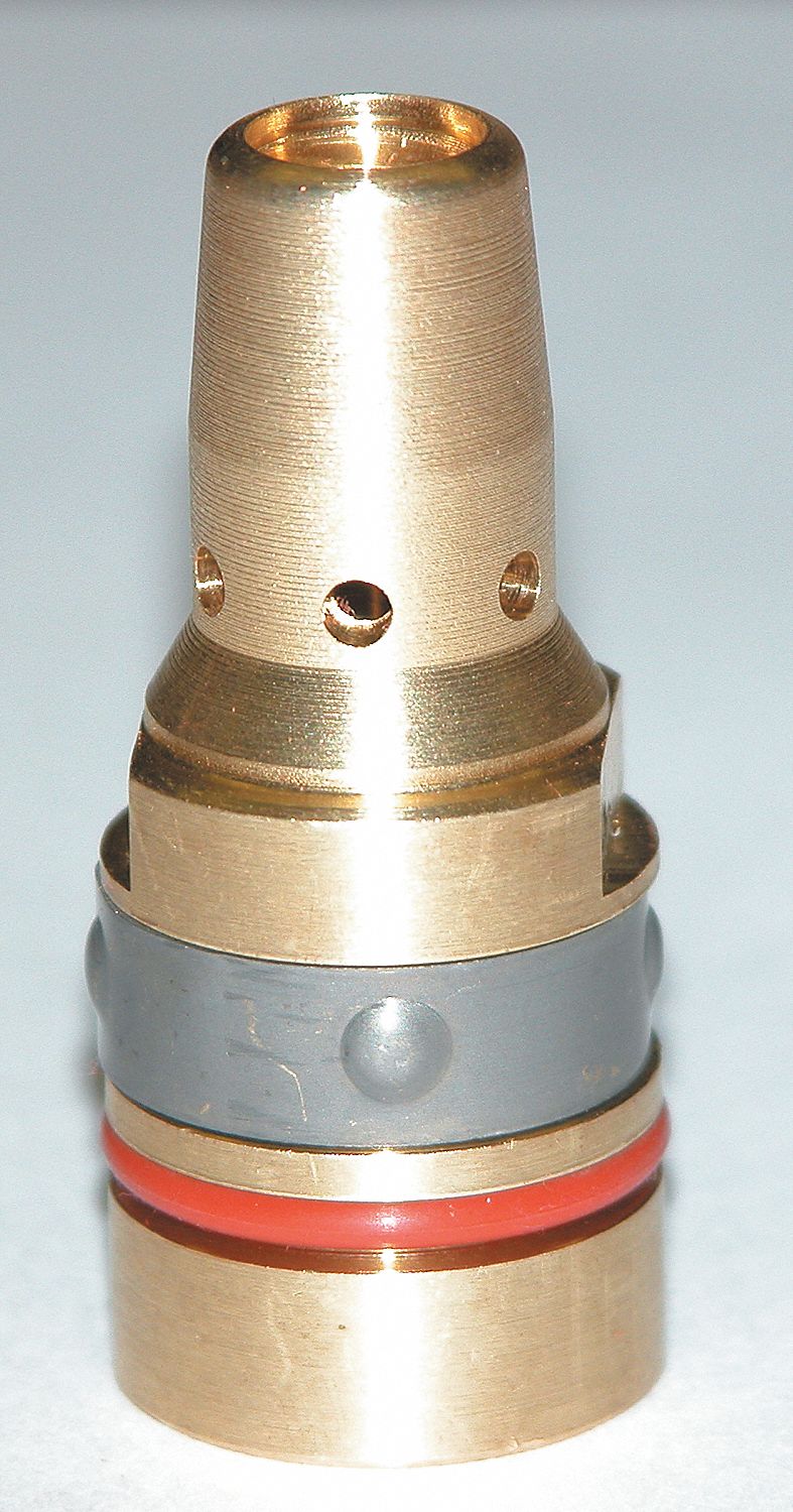 RETAINING HEAD, FOR TREGASKISS MIG GUNS, THREADED, BRASS