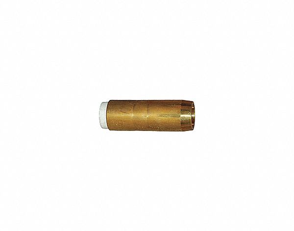 NOZZLE, BERNARD, TAPERED, SLIP-ON, SZ 9/16 IN, BORE DIA 9/16 IN (14.29 MM), BRASS