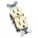 PRISE COURANT DOUBL 2P 15A 125V BRU