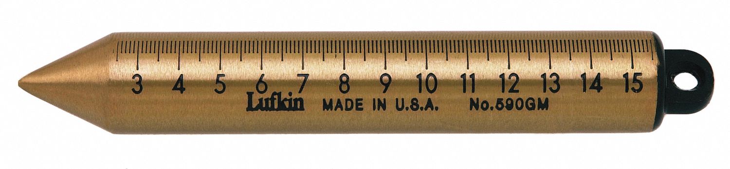 TAPE PLUMB BOB METRIC ENGLISH