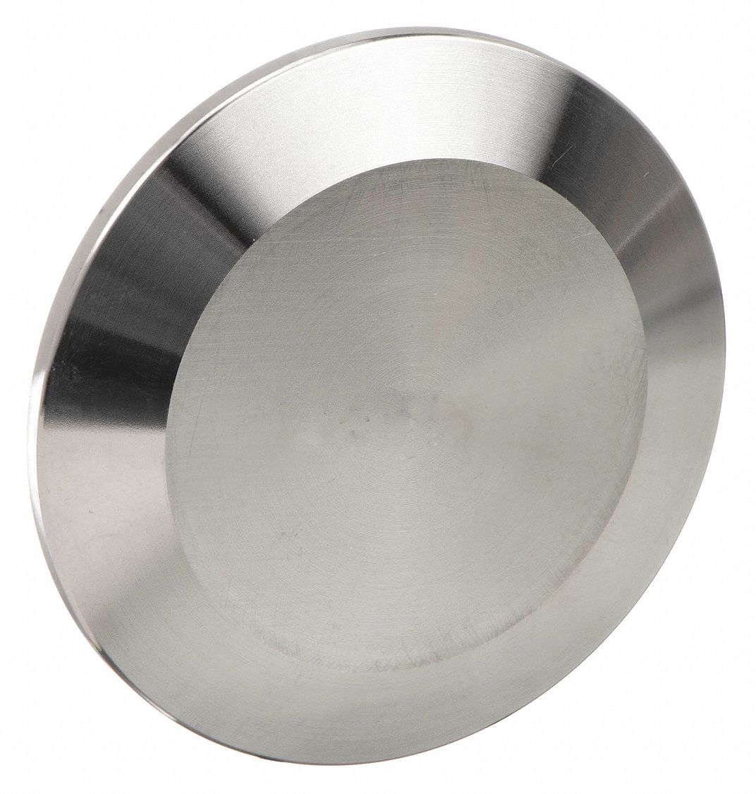 SOLID END CAP: 316L STAINLESS STEEL, CLAMP, 1½ IN TUBE OUTSIDE DIAMETER, 32 RA