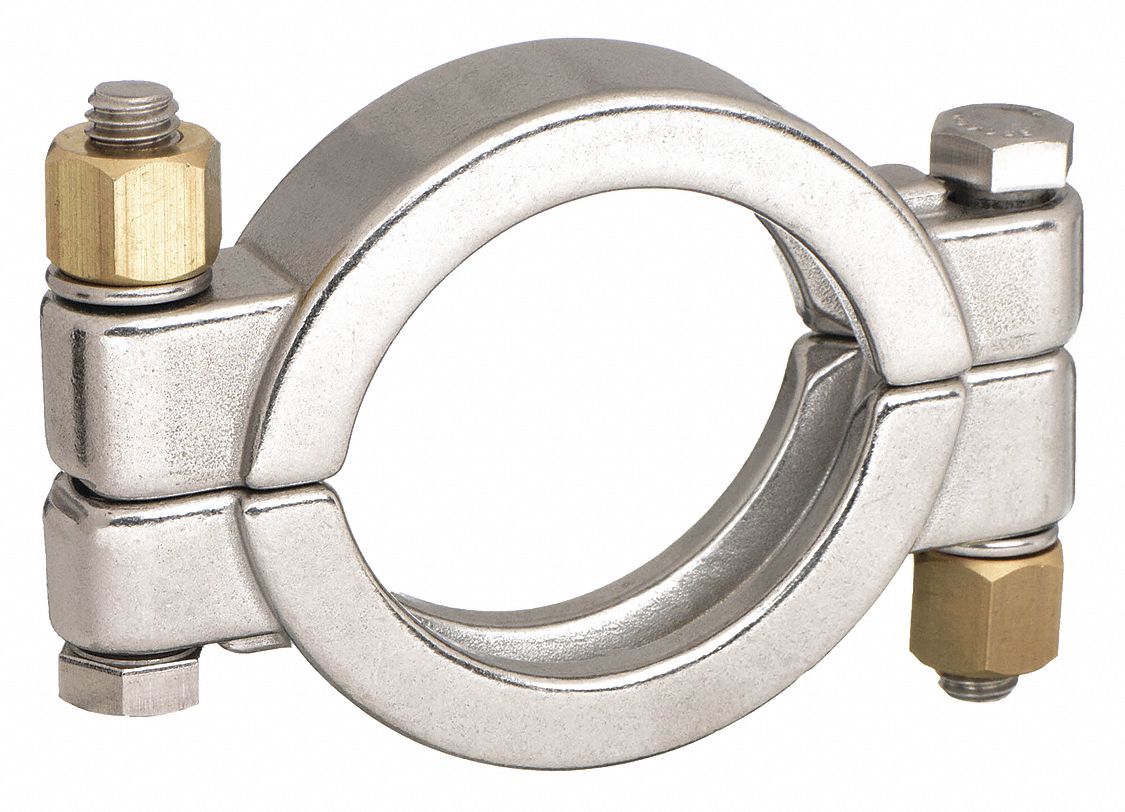 Sanitary Tri-Clamps: Replacement Hex Nuts, Brass (13BNH)