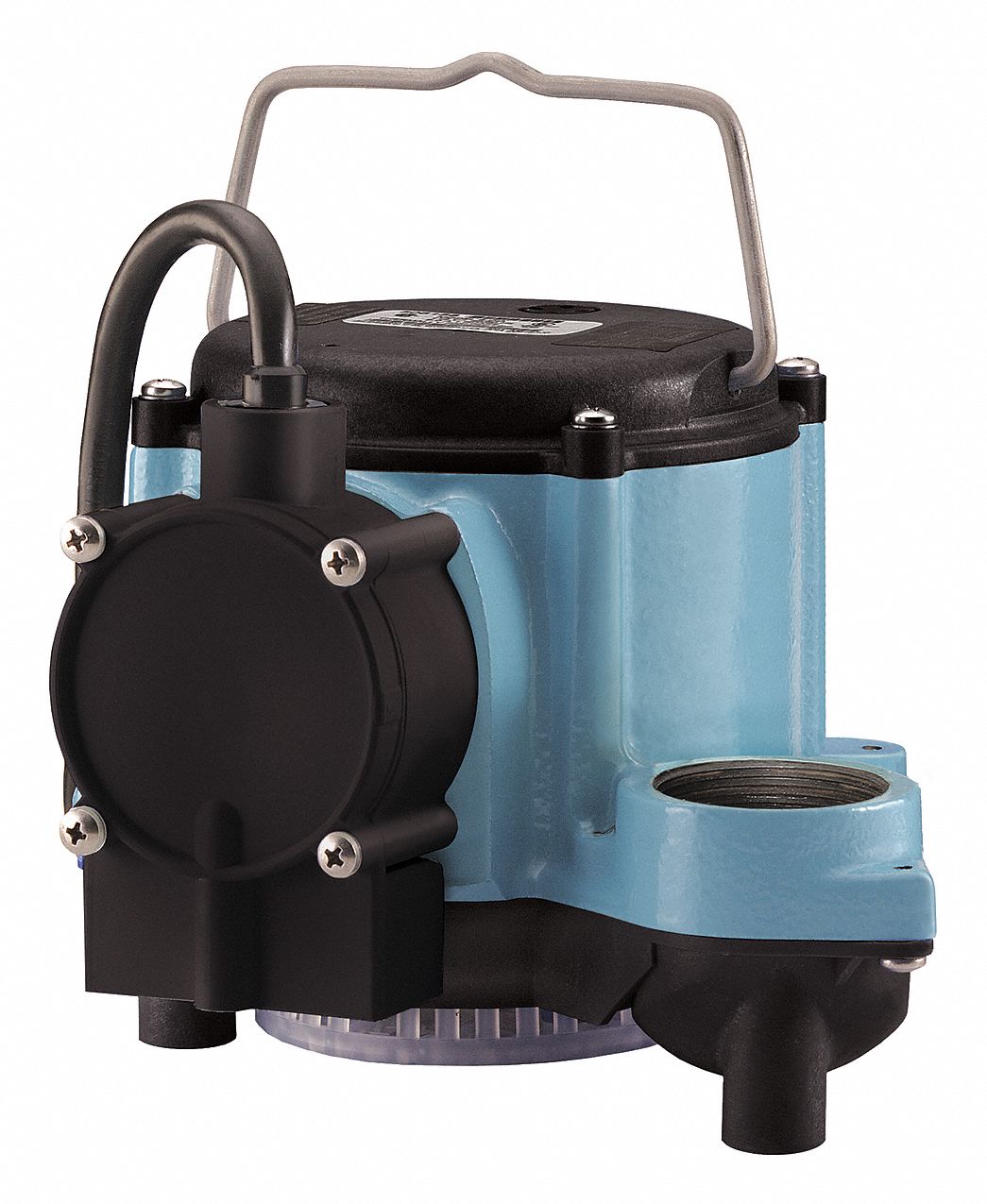 SUMP PUMP, SUBMERSIBLE, VARIABLE FLOW RATE, 50/60HZ, HP 1/3, CAST-IRON, EPOXY COATING