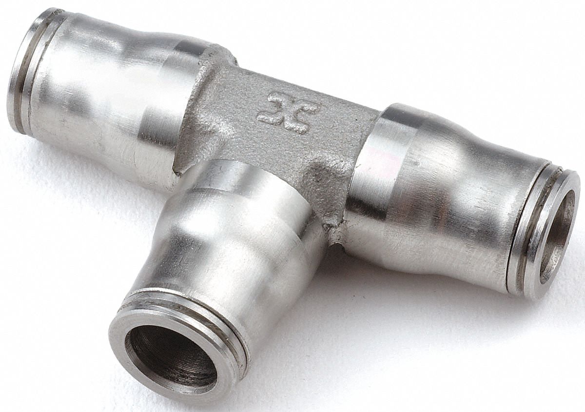 TEE UNION SS 8MMX8MM OR 5/16X5/16