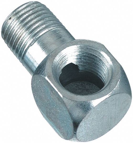 ANGLE BODY, NPT, 90 ° , USE W/ FITTING ADAPTERS/BUSHINGS, FEMALE/MALE, 1/8 X 1/8 IN