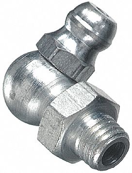 1/4-28 Taper Male x 1/8 NPT Female, 90 Degree Grease Fitting Adapters -  Hi-Line Inc.