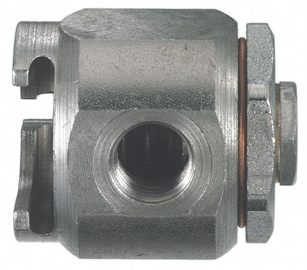 BUTTON-HEAD COUPLER, LARGE, MAX 4000 PSI, FEMALE THREAD 7/16"-27