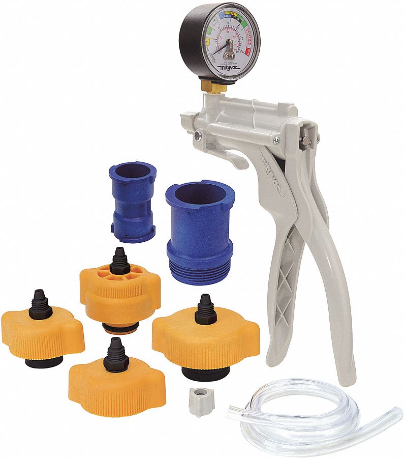 PRESSURE TEST KIT, COOLING SYSTEM, 9 COMPONENTS