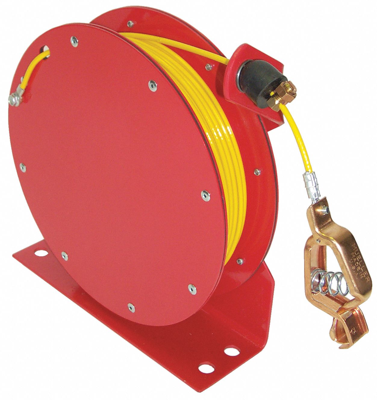 LIND EQUIPMENT REEL STATIC GROUND 100FT W/CLIP - Terminated Bonding and  Grounding Wire - LNDML2930Y100