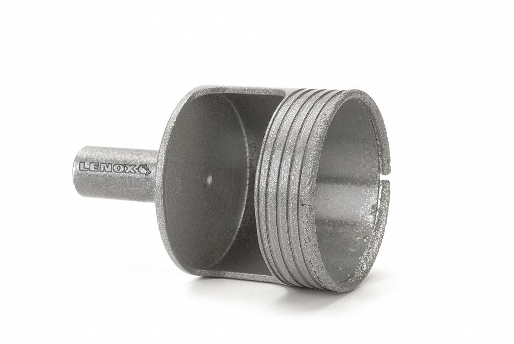 ONE-PIECE DIAMOND HOLE SAW, LOW TORQUE, 1 3/8 IN/35MM DIAMETER