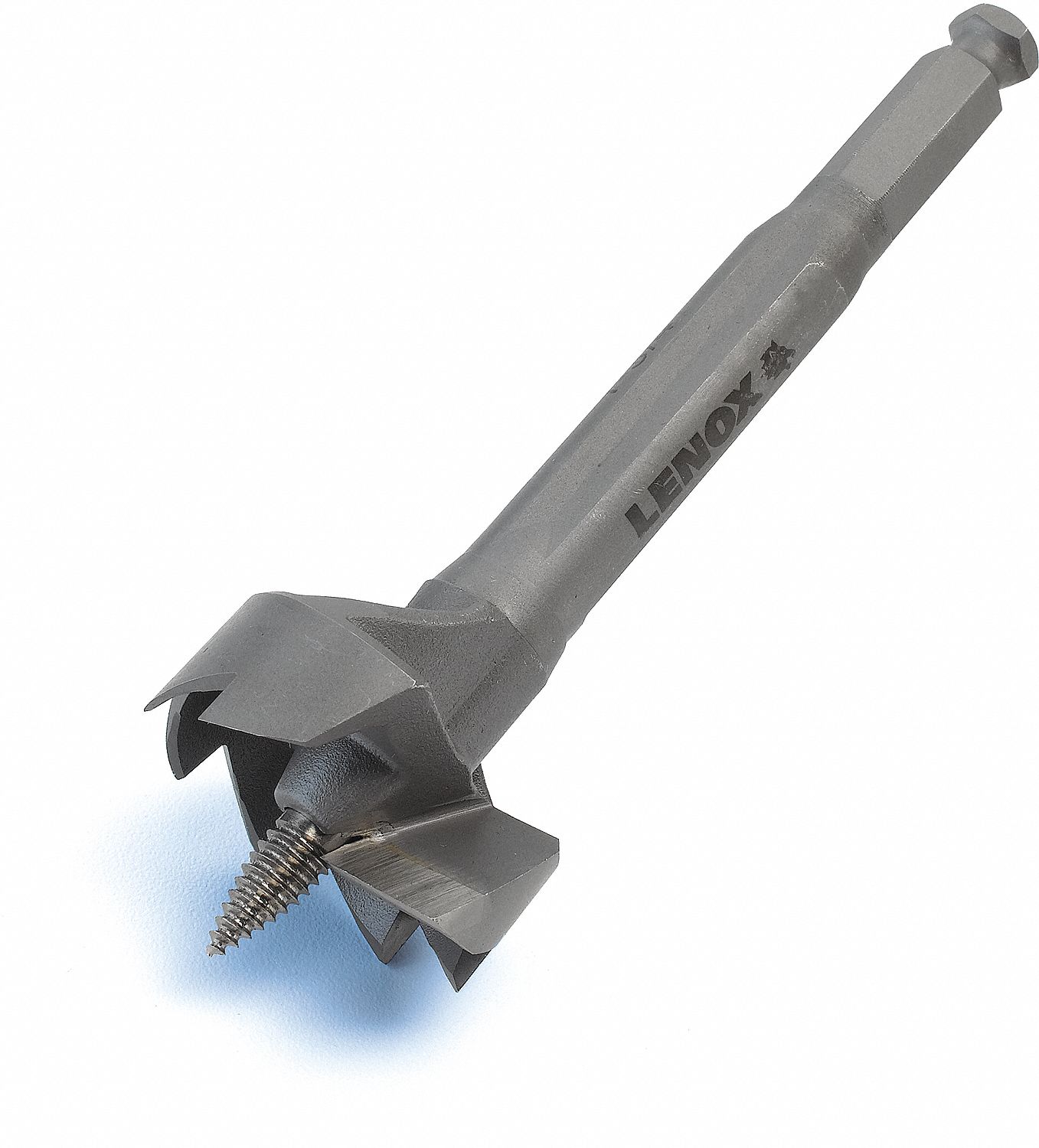 SELF-FEED BIT, 7 X 1 3/4 IN, 1/2 IN SHANK, 1 1/4 IN PIPE ENTRANCE, 1 1/2 IN TUBE ENTRANCE, BI-METAL