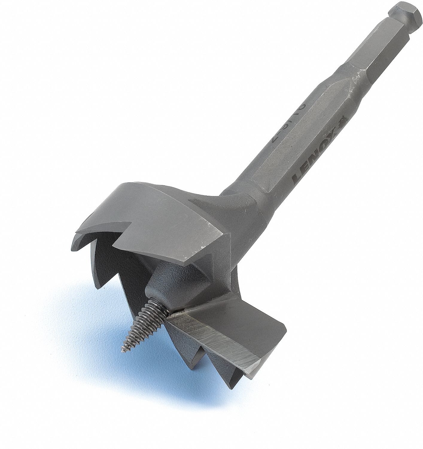 SELF-FEED BIT, 7 X 2 9/16 IN, 1/2 IN SHANK, 2 IN PIPE ENTRANCE, 2 1/2 IN TUBE ENTRANCE, BI-METAL