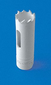 HOLE SAW, BI-METAL/SPEED SLOT, SNAP/STANDARD ARBOR, 11/16 IN/17.5MM DIAMETER