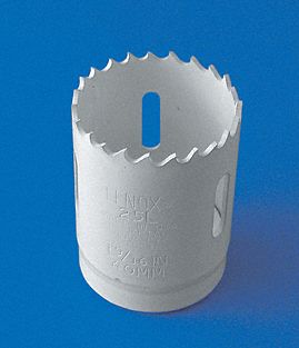 HOLE SAW, BI-METAL/SPEED SLOT, SNAPBACK/STANDARD ARBOR, 1 9/16 IN/39.7 MM